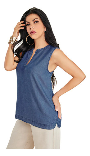 Blusa Dama Casual Moda Sin Mangas