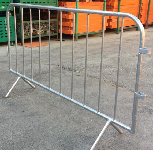 Valla Metálica Acero Popotillo Delimitante, Control Peatonal