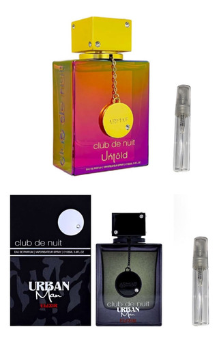 Club De Nuit Untold 5 Ml & Club De Nuit Urban Man Elixir 5ml