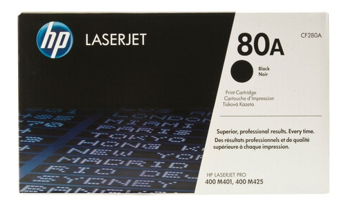 Toner Hp Cf280a Negro Original Laserjet M401 M425