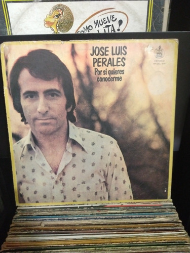 Disco De Vinilo,josé Luis Perales,por Si Quieres Conocerme