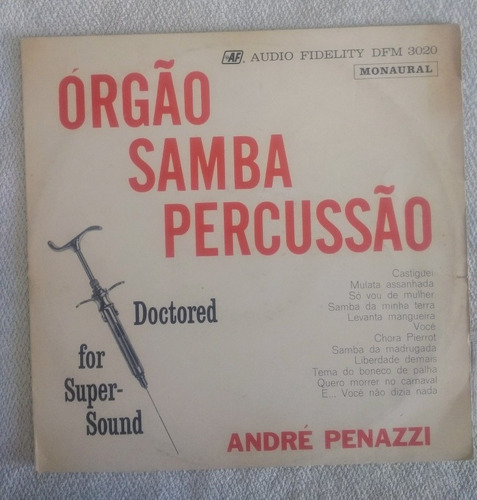 Orgao Samba Percussao Andrés Penazzi Vinilo Original 