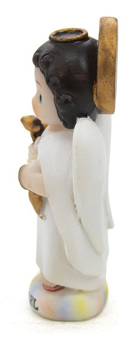 Imagem São Rafael Arcanjo Infantil Resina 8 Cm