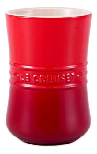 Porta Utensílios De Cerâmica 15,8cm Le Creuset - Vermelho