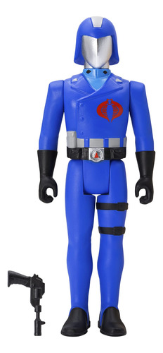 Super7 G.i. Joe Cobra Commander Wave 1a - Figura De Reaccin