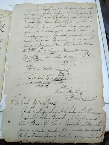 Documentos Antiguo 1845 L (Usado)