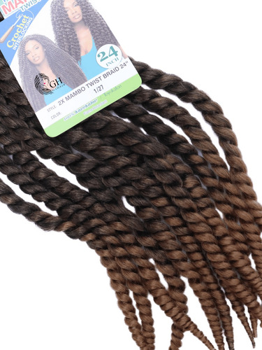 Cabelo Sintético Twist Para Crochet Braid 2 Em 1 Weng Cor Californiana Mel Mt2/27