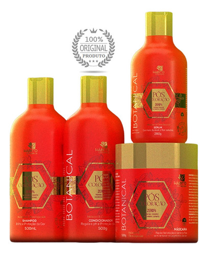 Kit Pós Coloração Linha Botanical Hábito Cosméticos