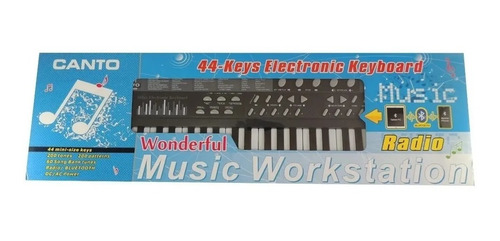 Piano Organeta Eléctrica Usb Mp3 44 Teclas Musica + Microfon