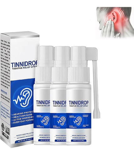 3×tinnitus Relief Spray, Effectively Hearing And Relieves