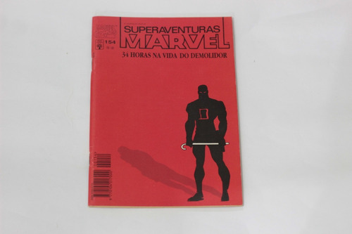 Hq Superaventuras Marvel N°154 Demolidor 34 Horas Ed. Abril 