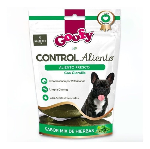 Snack Premio Perro Goofy Contol Aliento 90gr. Np