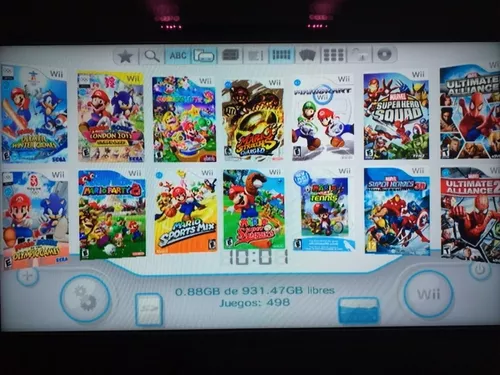 Nintendo Wii +6 Controles +850 Juegos Wii!! Wiisanfer