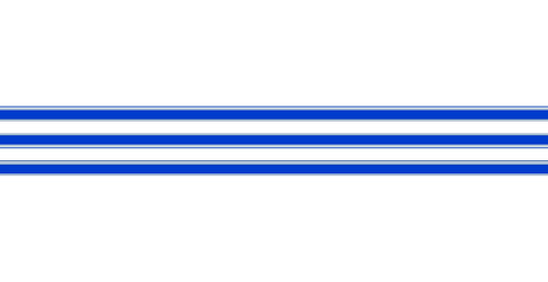 Imagem 1 de 1 de Border Faixa Decorativa Listras Azul Autocolante