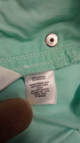 Loft Pantalón Mujer Curvy Capri Verde Menta