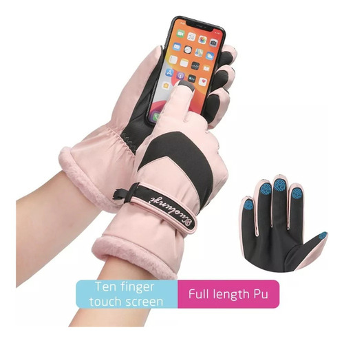 Guantes De Esquí De Invierno, Impermeables, Para La Nieve Y