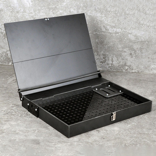 Caja De Construcción De Modelos, Mesa De Trabajo De Negro