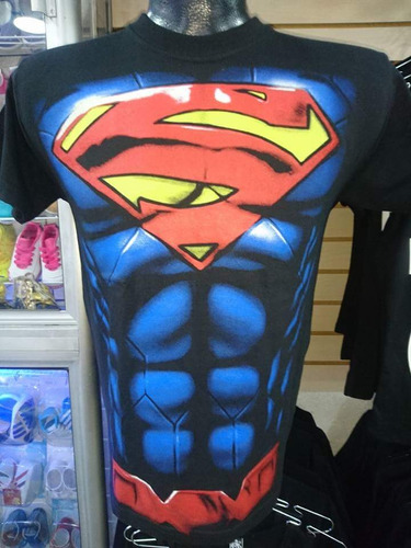 Camisetas Estampadas Comics Dorso Superman