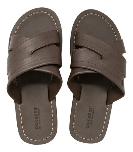 Sandalia Importada Dockers Tiras Cruzadas Color Chocolate Cuotas