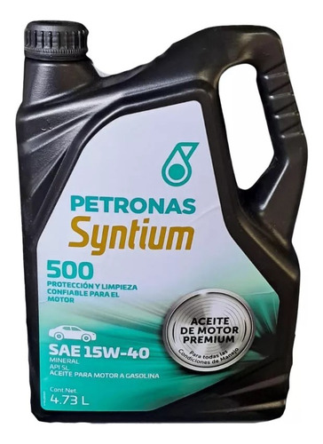 Garrafa Aceite Petronas Syntium 500 15w40 Api Sl 4.73l