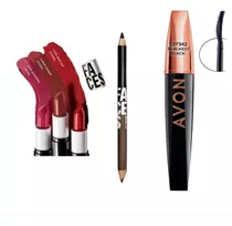 Comprar Pack X 3 Lápiz Labial+ Delineador De Ojos+ Rimel Natura Avon