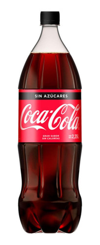 Gaseosa Coca Cola Zero Sin Azucar 2,25 Lts Botella Oferta