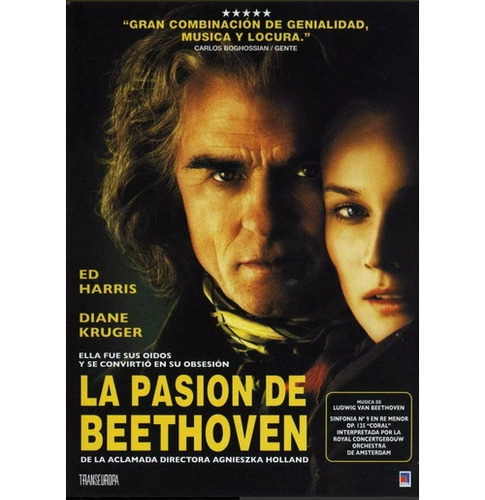 La Pasion De Beethoven - Ed Harris - Dvd - Original!!!