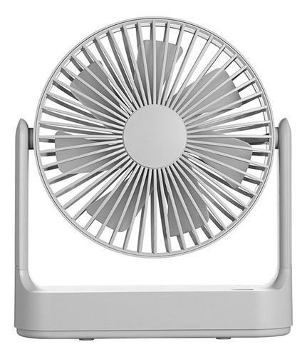 Ventilador De Escritorio Recargable Multifuncional Con 4 Vel