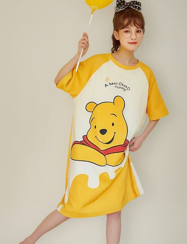 Pooh Bear, Pikachu Pijamas, Camisones De Mujer