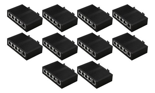 10 Conmutadores De Red Ethernet De 5 Puertos Y 100 Mbps De G