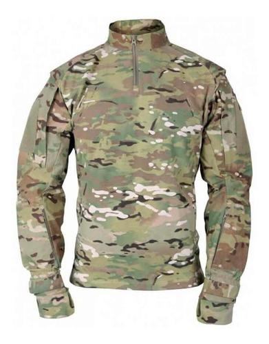 Camiseta Propper De Combate Con Velcros En Multicam