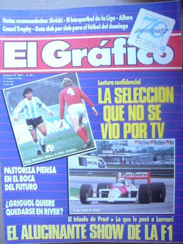 El Grafico 3574 Reportaje Diego Armando Maradona   