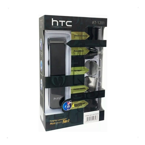 Corta Pelo Barba Nariz Afeitadora 5 En 1 Recargable Htc