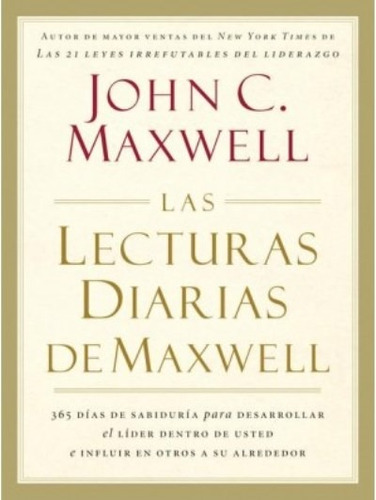 Las Lecturas Diarias De Maxwell - John C. Maxwell(hardback)