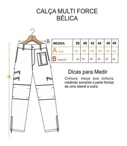 calça multiforce