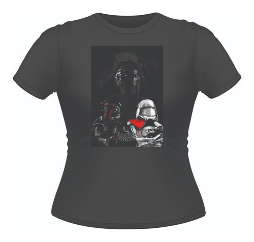 Polera Mujer Algodon Premium Star Wars Kylo Ren