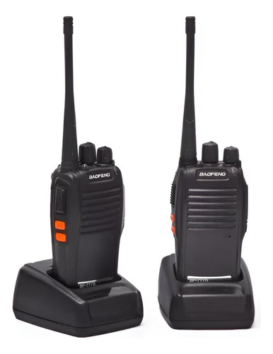 Kit 2x Rádio Comunicadores Profissional Segurança Distancia Radio 02 Unid 400-470mhz