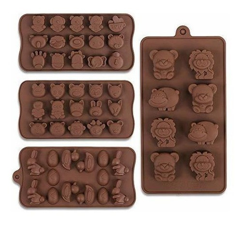 Cozihom Diversos Moldes Para Hacer Chocolate De Silicona Ani