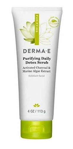 Derma-e Purificante Diario Facial Detox Scrub, 4 Oz