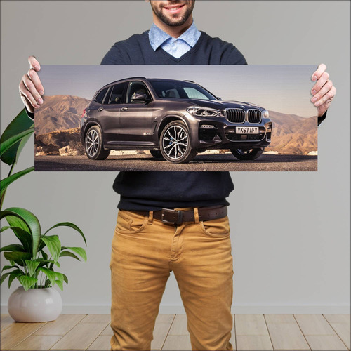 Cuadro 30x80cm Auto 2017 Bmw X3 M Sport Uk Auto 592