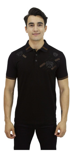 Playera De Caballero Tipo Polo Marca Pavini P-3021 Hombre