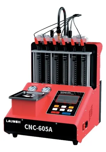 MáquinaDeLimpiezaDeInyectoresAutomotrízLaunchCnc605