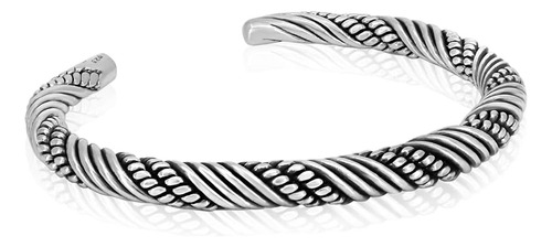 Vy Jewelry Viking Legacy - Brazalete De Plata De Ley 925 Mac