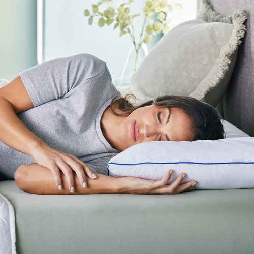 Sleep Innovations Almohada De Espuma De Memoria 2 En 1, Estn