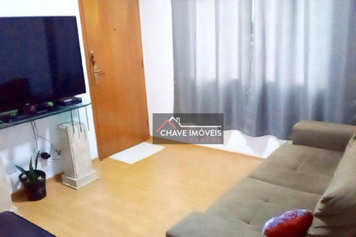Imagem 2 de 9 de Apartamento À Venda, 45 M² Por R$ 205.000,00 - Aparecida - Santos/sp - Ap3141