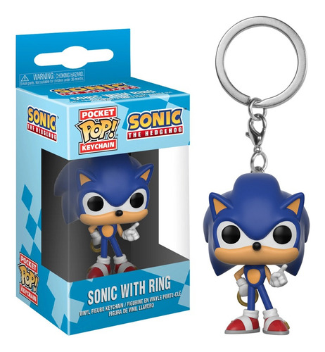 Llavero Pocket Pop! Funko: Sonic The Hedgehog - Sonic