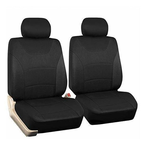 Cubreasientos - Car Front Seat Covers, Black Universal Fit S
