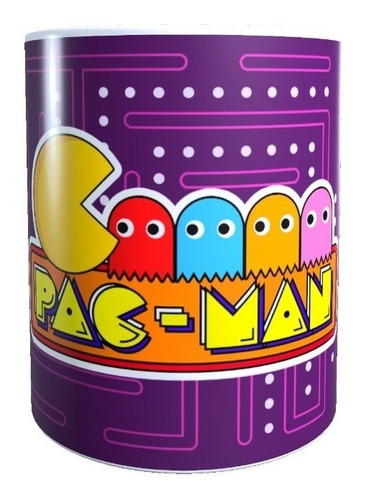 Taza Pac Man Morado Pacman