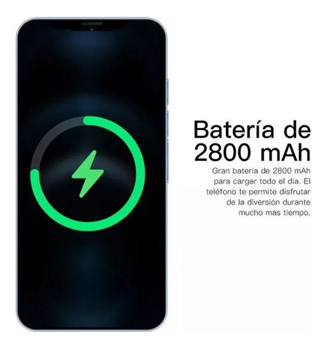 Android Celulares I13 Pro Max 6.1 Pulgadas Barato Ram1gb Rom16gb Azul