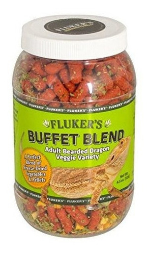 Flukers 1 Piece Adult Barbudo Dragon Veggie Variety Diet 5 O